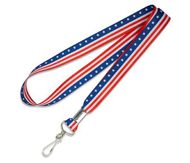 patriotic lanyard