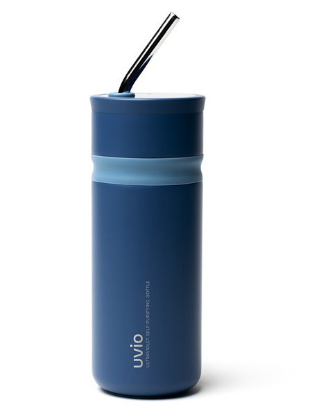 water bottle with straw