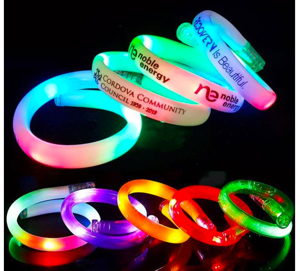 LED tube bracelets