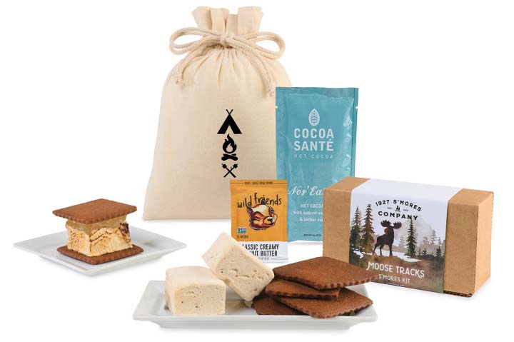 S’mores and cocoa gift bag