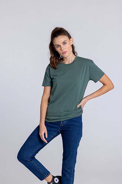 CVC T-shirt royal pine