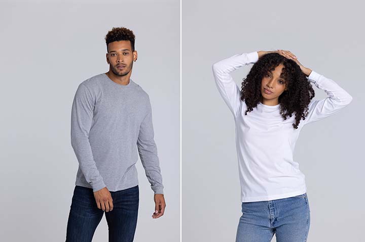 Unisex CVC Long Sleeve T-Shirt