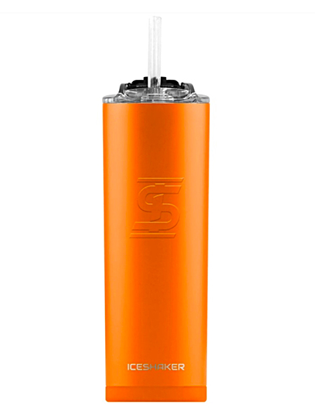 orange ice shaker tumbler