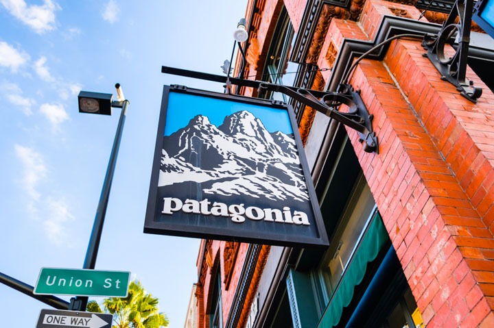 Patagonia store sign