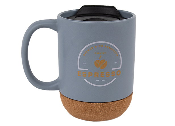 travel coffee mug with cork bottom