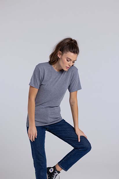 Dark heather gray shirt