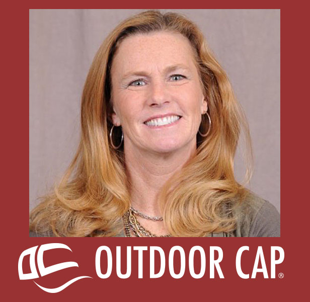 Lisa Hawkins and Outdoor Cap logo