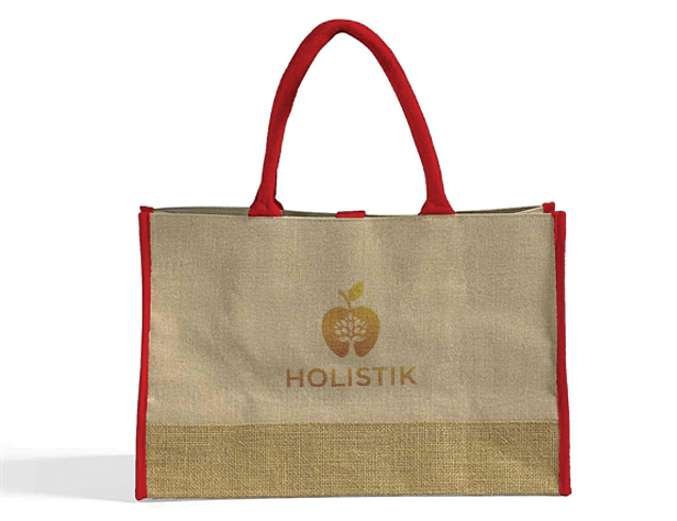 jute/cotton tote bag