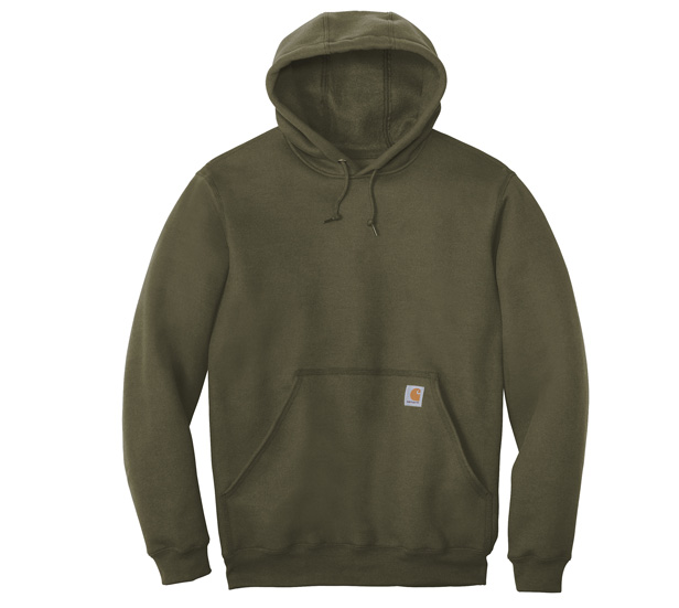 cotton/poly blend Carhartt hoodie