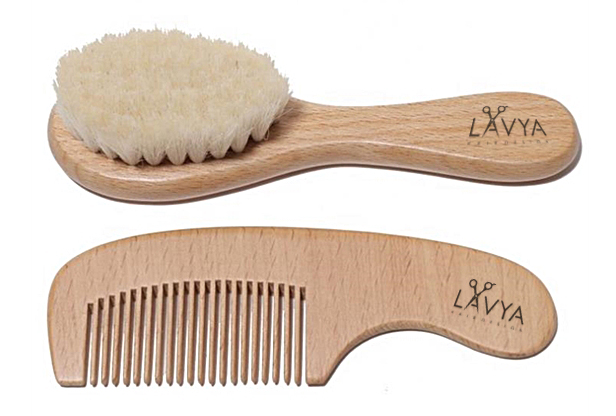 hairbrush and comb set