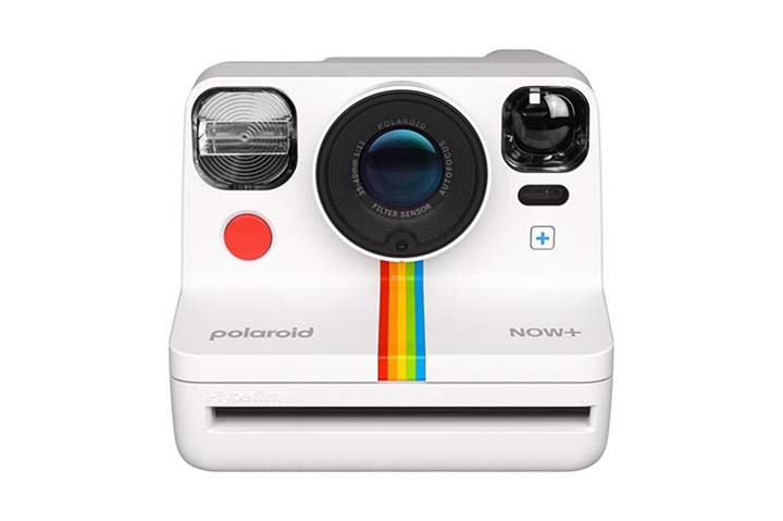 The Polaroid Now+ instant camera