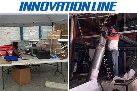 Innovation Line Recovering From Building Fire