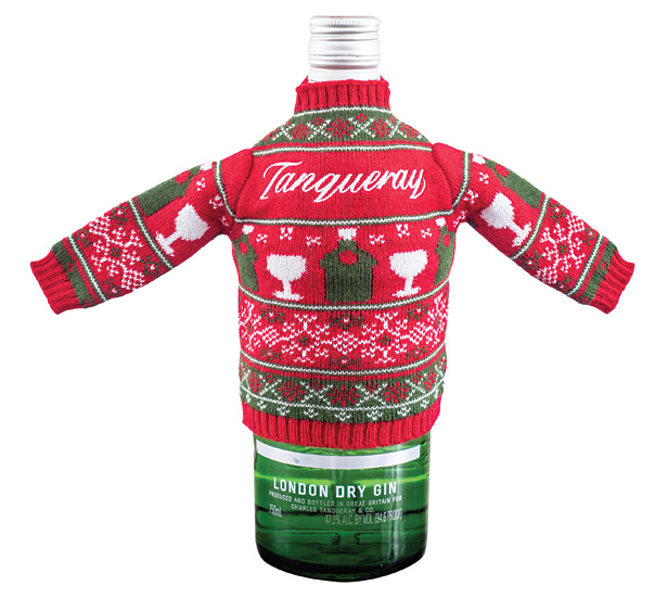 Ugly Christmas Sweater bottle cover