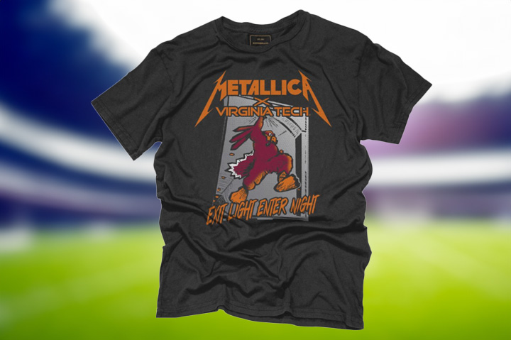 Enter Sandman: Metallica & Virginia Tech Team Up on Co-Branded Merch