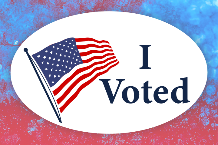 I Voted sticker