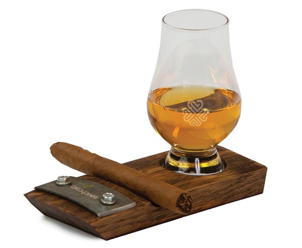 Whiskey & Cigar Coaster