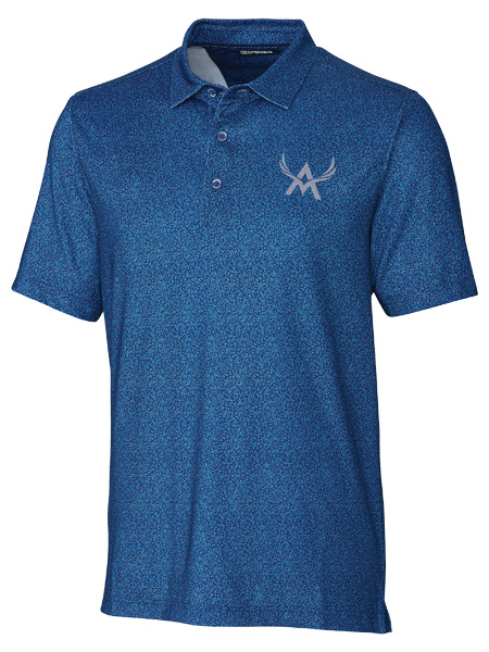 men's blue polo shirt