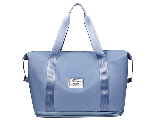 blue travel bag