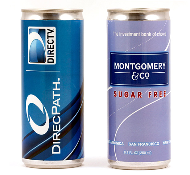 energy drink in cans