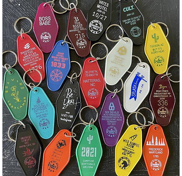 vintage key fobs