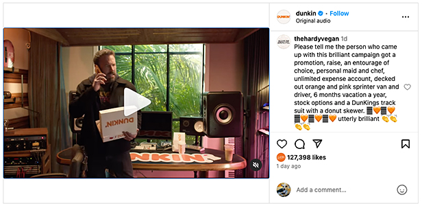 Dunkin embed