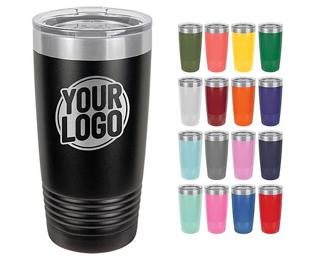 custom tumbler, assorted colors