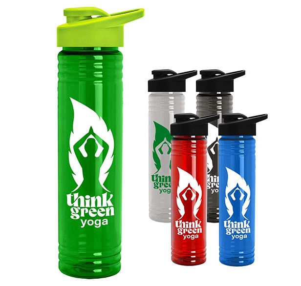 water bottles, assorted colors
