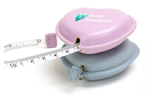 heart-shaped tape measure