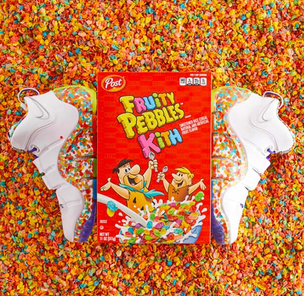 Fruity Pebble-themed shoes