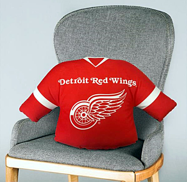 custom pillow, hockey jersey shaped