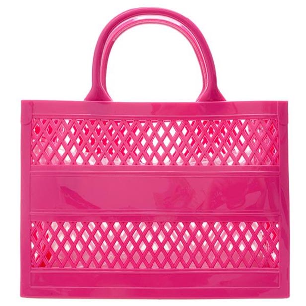 Basket shopping tote