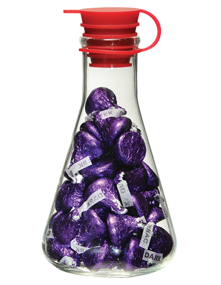 flask-shaped candy jar