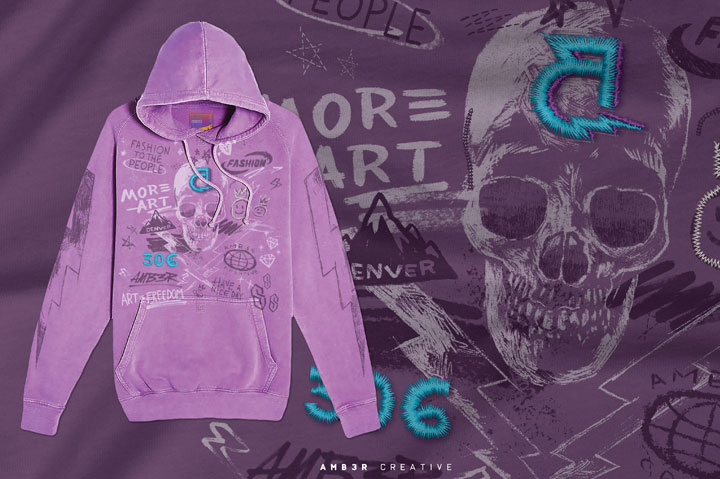 AMB3R Creative Designs Retail-Inspired Self-Promo Hoodie