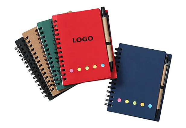 Notebook With Sticky Notes & Pen