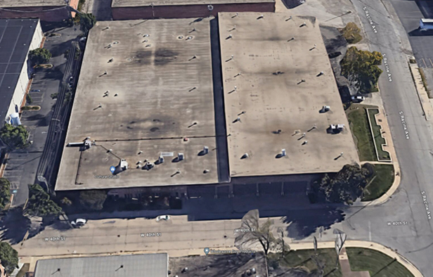 Culture Studios building, overhead view