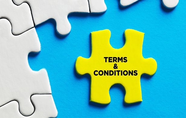 terms & conditions puzzle piece