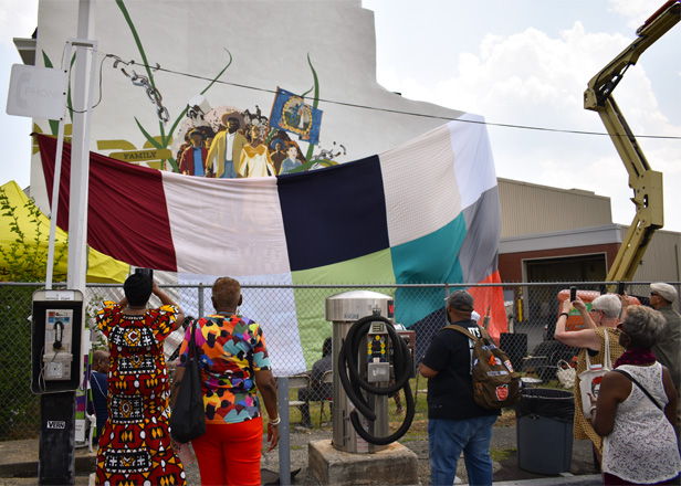 Juneteenth mural