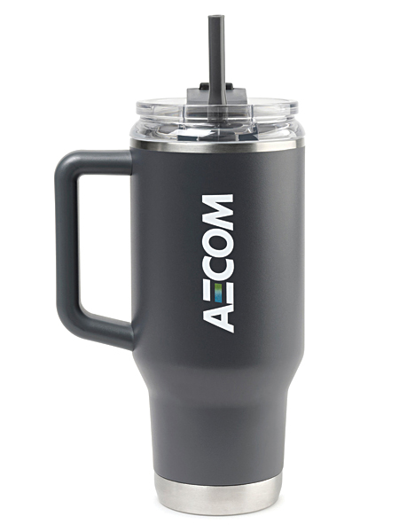 Igloo tumbler with straw